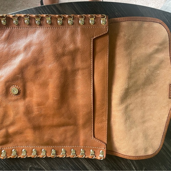 Rebecca Minkoff Leather Cheetah Big Fat Clutch (Rare) - Picture 8 of 14